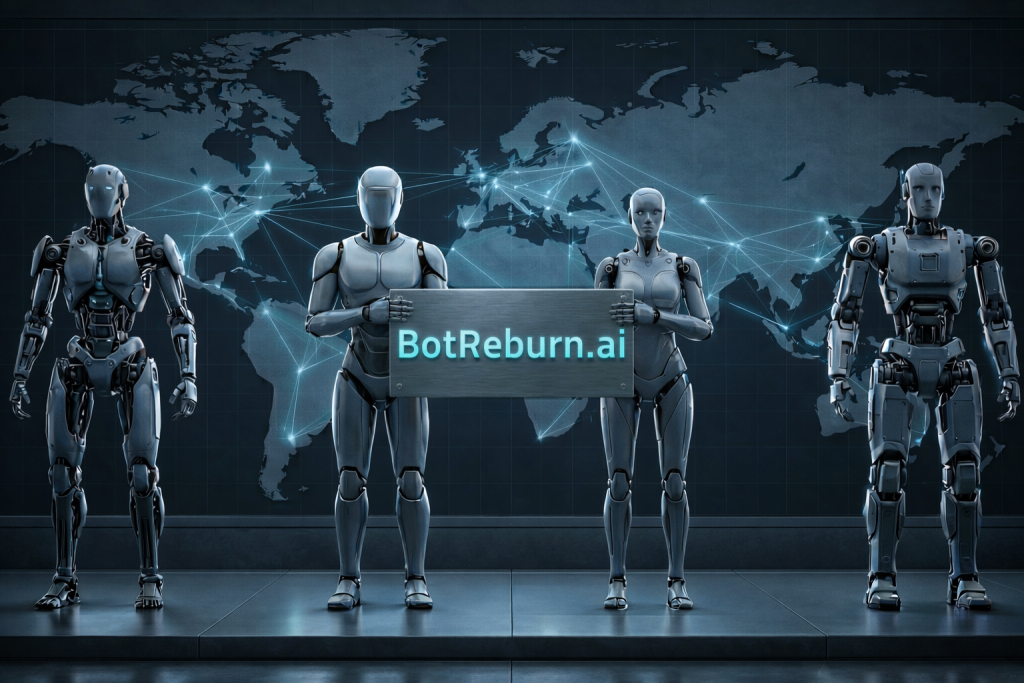 Humanoid robots in an inspection and documentation setting (BotReburn Trust).